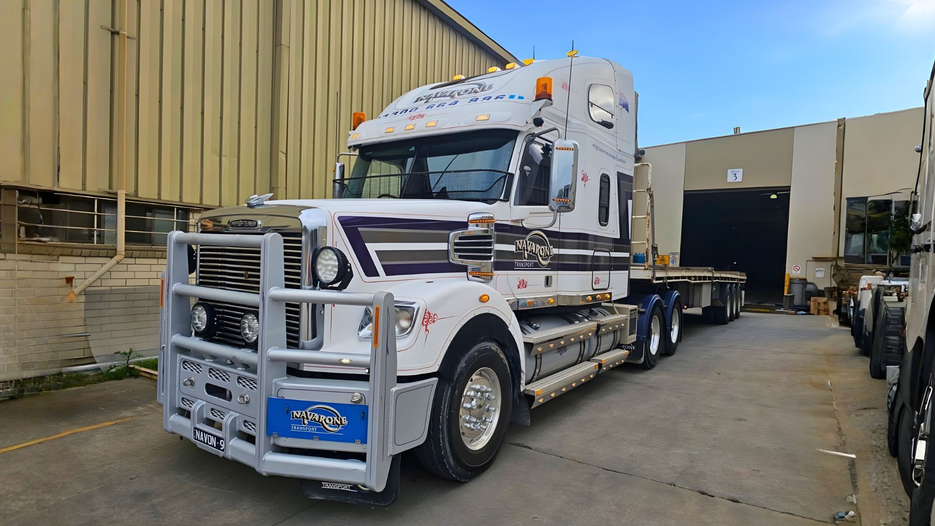 Navarone truck parked