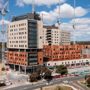 Frankston hospital under construction